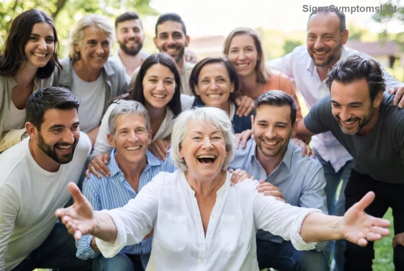 Hopeful image of cancer survivor support group