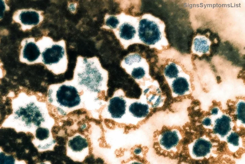 Illustration of lymphoma cells under microscope, representing indolent Non-Hodgkin Lymphoma