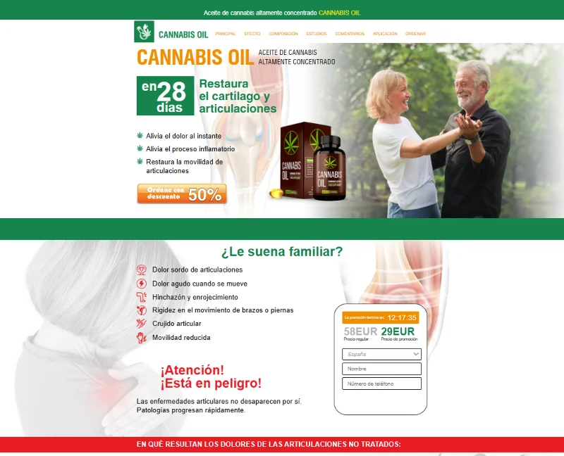 Imagen del Aceite de Cannabis en oferta