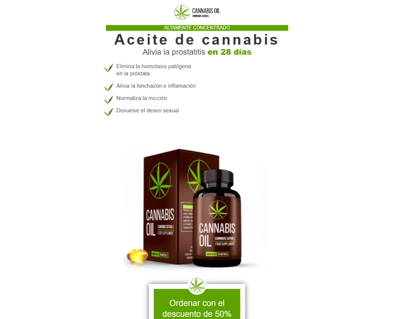 Ingredientes del aceite de cannabis