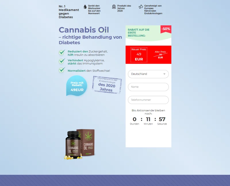 Cannabis Öl Produktbild