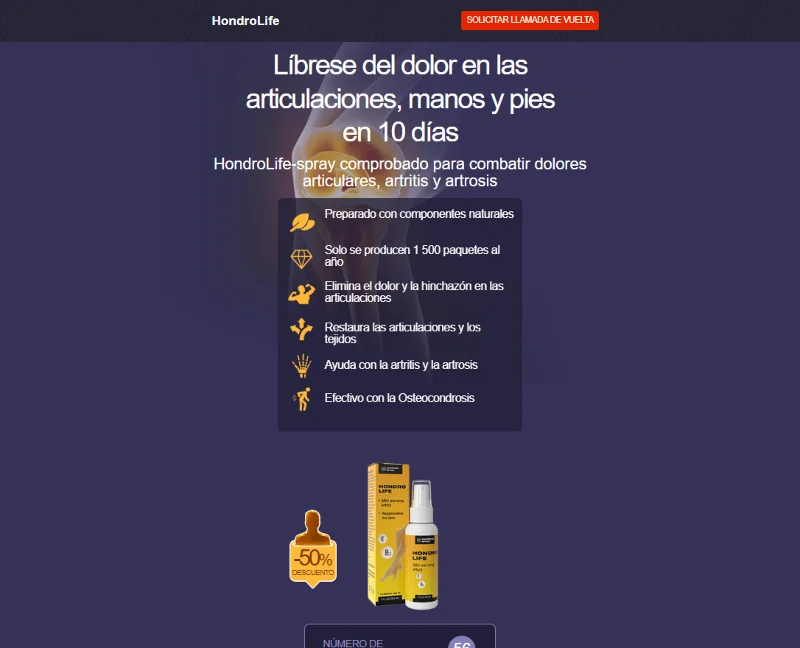 Imagen de Hondrolife para salud articular